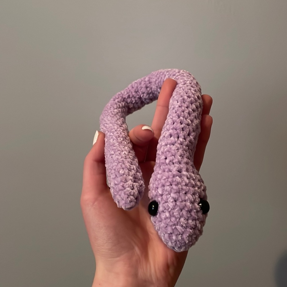 crochet snake plushie amigurumi